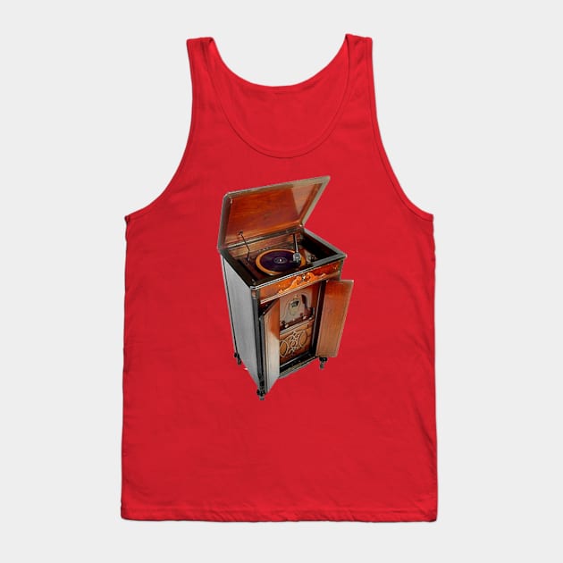 Old Time Phonograph Tank Top by tedsox